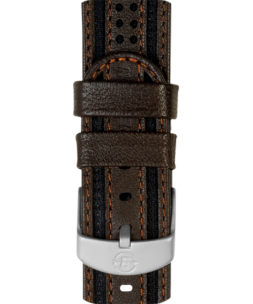 TW7C02000 18mm Fabric with Leather Strap Primary Image