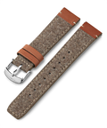 TW7C64400 20mm Fabric Strap with Leather Accents Primary Image