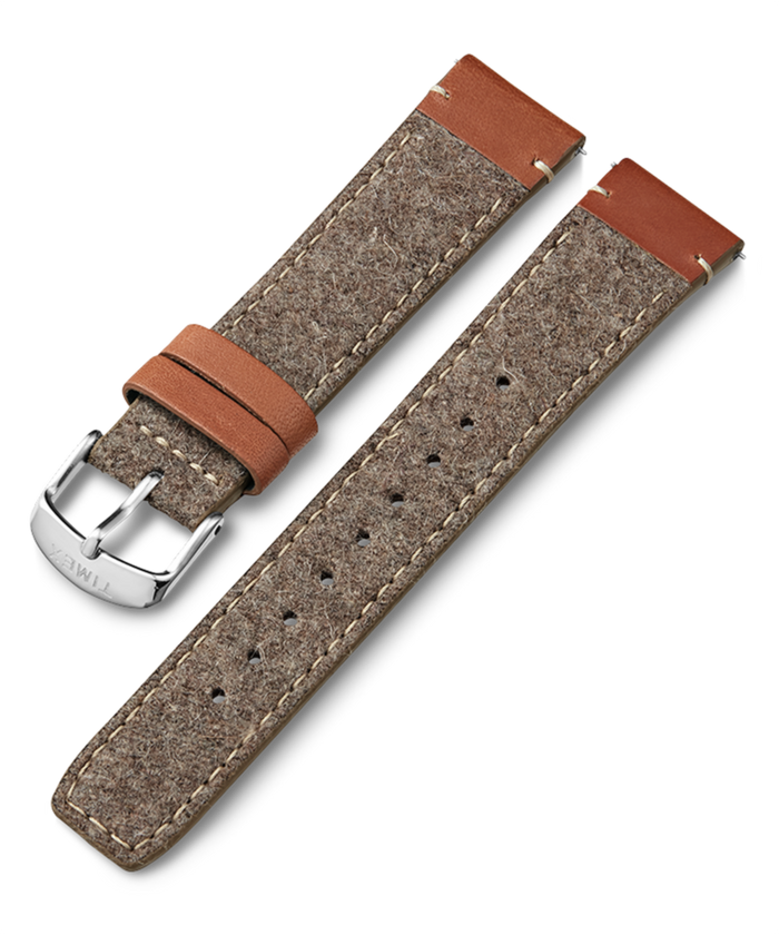 TW7C64400 20mm Fabric Strap with Leather Accents Primary Image
