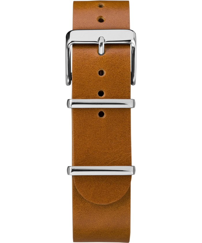 TW7C10500 20mm Leather Slip-Thru Double Layer Strap Primary Image