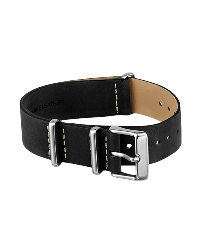 TW7C10700 20mm Leather Slip-Thru Double Layer Strap Primary Image