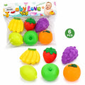 6 Pieces Baby Soft Silicone Fruit & Vegetable Toys