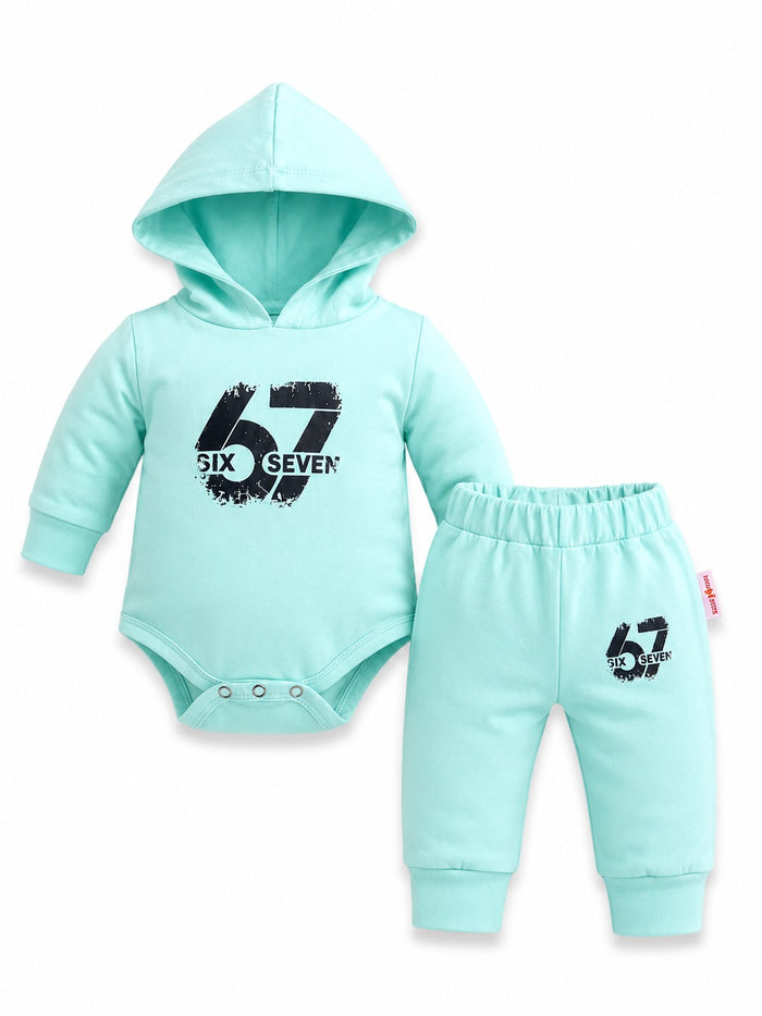 67 Baby Boy Hooded Tracksuit Set (6-36M)