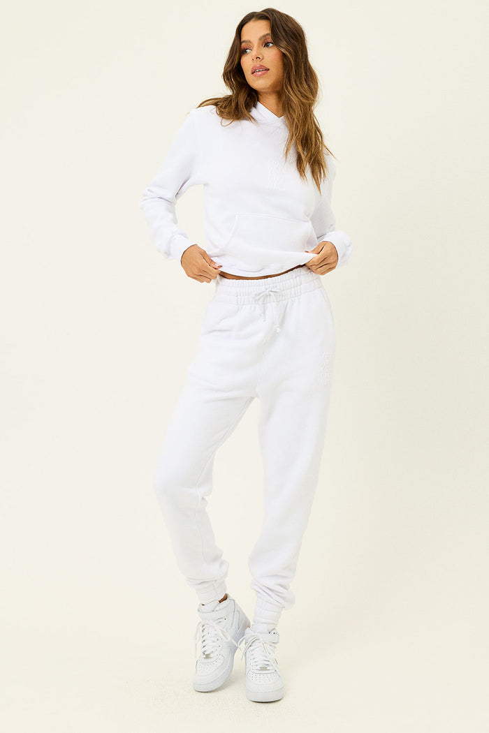 Aiden White Oversized Hoodie
