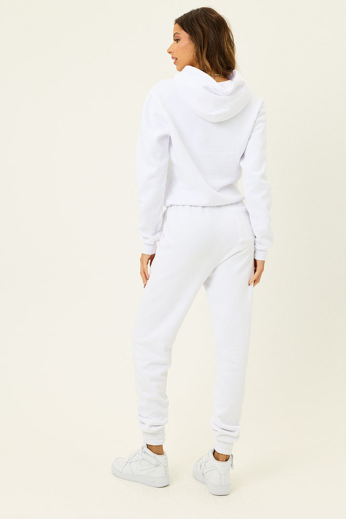 Aiden White Oversized Hoodie