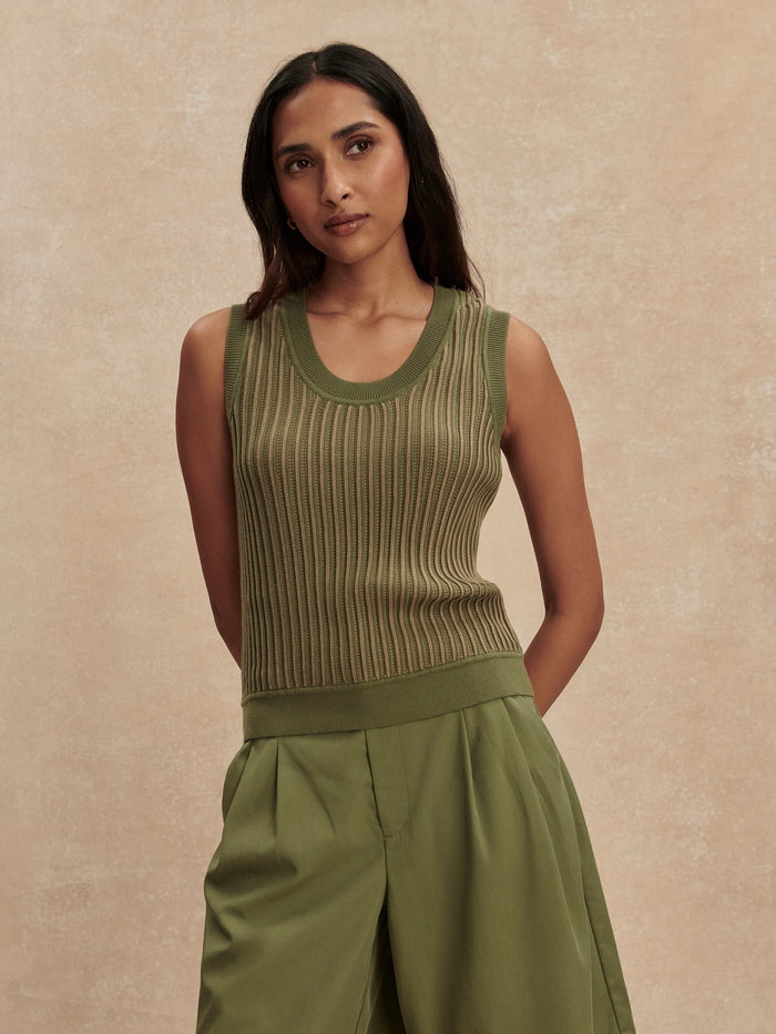 Aldcroft Stitch Knit Tank