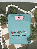 ALL BOOKED FOR CHRISTMAS Embroidered T-shirt or Sweatshirt