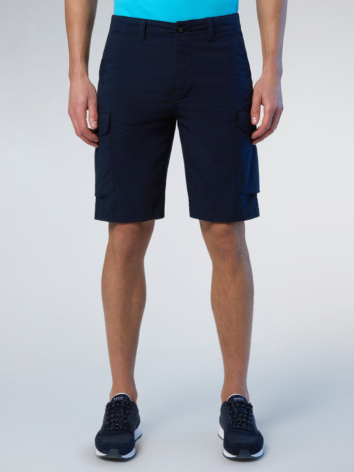 1 | Navy blue | america-s-regular-fit-cargo-short-trouser-1-673098