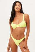 Anna Ribbed Lemonade Underwire Top