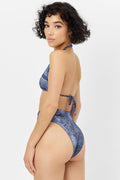 Anne Full Coverage Bikini Bottom Blue Jean