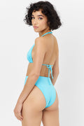 Anne Shine Full Coverage Bikini Bottom Aquamarine