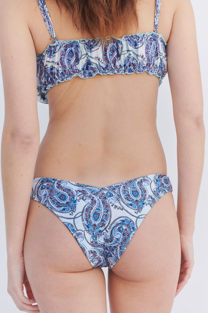 Arabelle Shine Bralette Bikini Top Paradiso Paisley