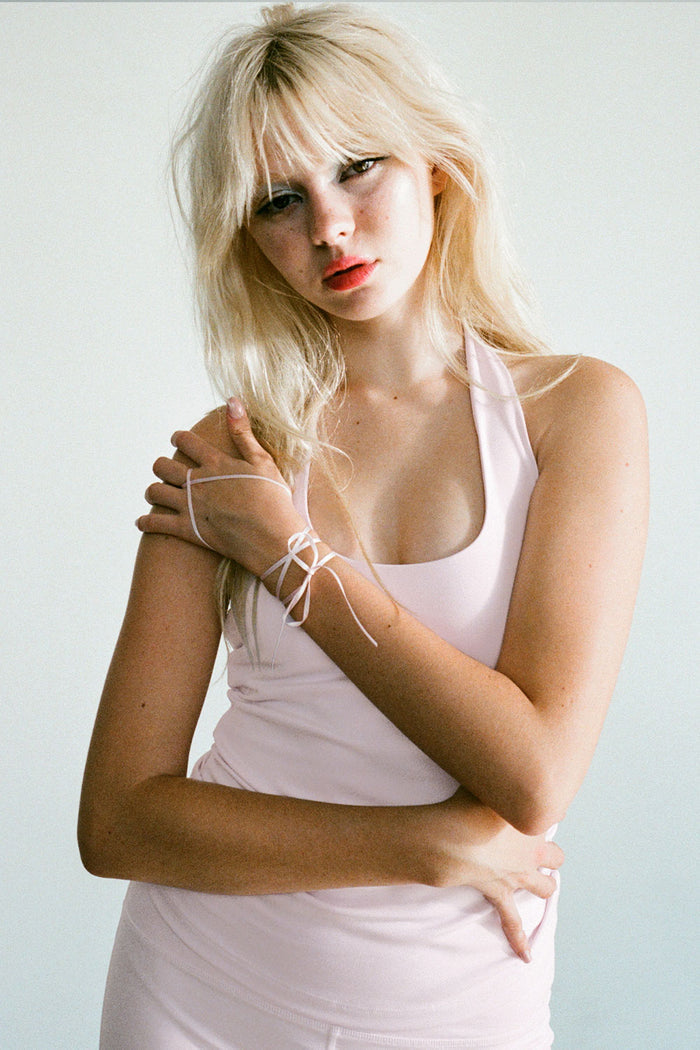 Aurora Halter Tank Icy Pink