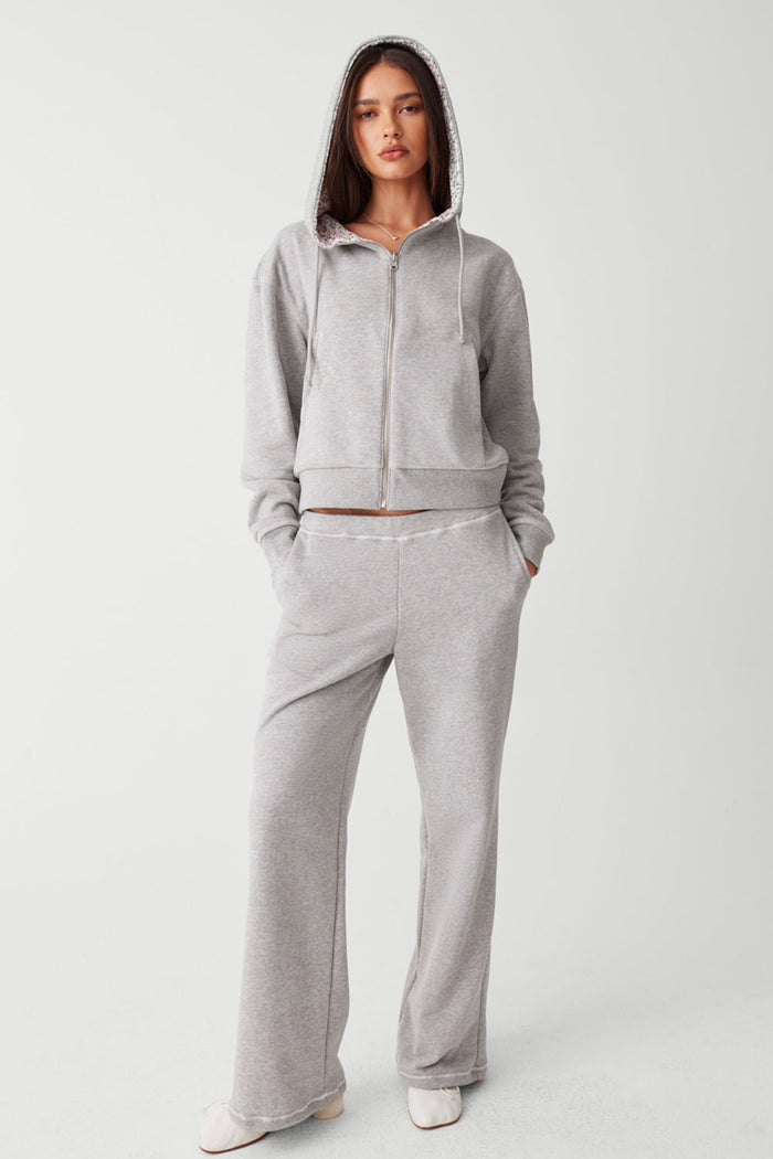 Avalon sweat pant heather grey baby blanket