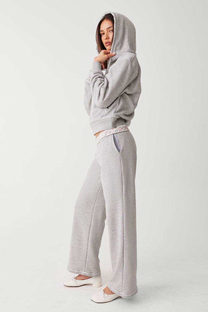Avalon sweat pant heather grey baby blanket