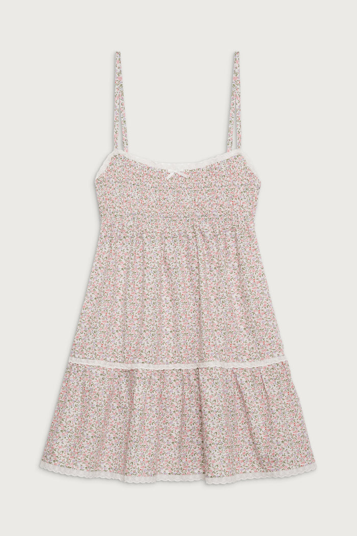 Baby floral mini dress baby blanket