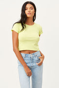 Baby Lemonade High Neck Crop Top