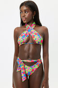 Bash Black Wrap Halter Top