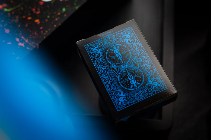 Bicycle Cool-Blue Neon Rider Back Deck Playing Cards