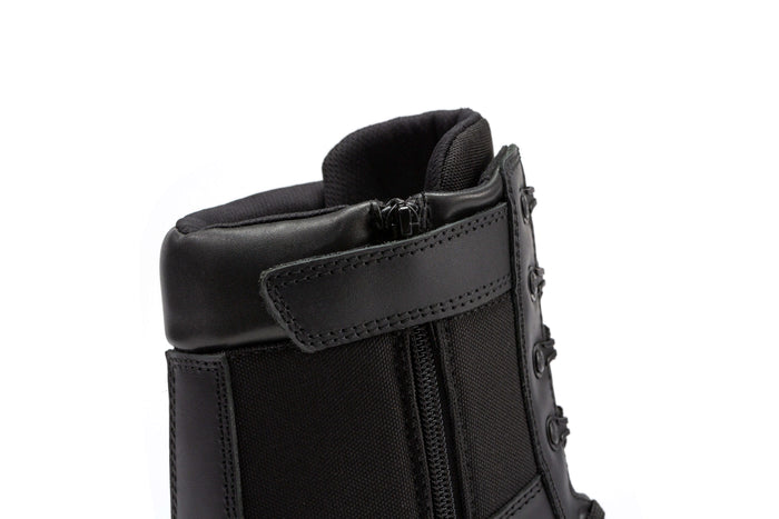 Botas Pro Black Men's 8 inch Side Zipper Military Tactical Boots BP703