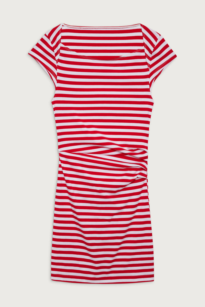 Boulevard cutout mini dress red ribbon