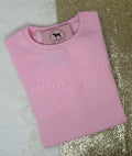 BRIDESMAID Custom Embroidered T-shirt or Sweatshirt TNR FONT