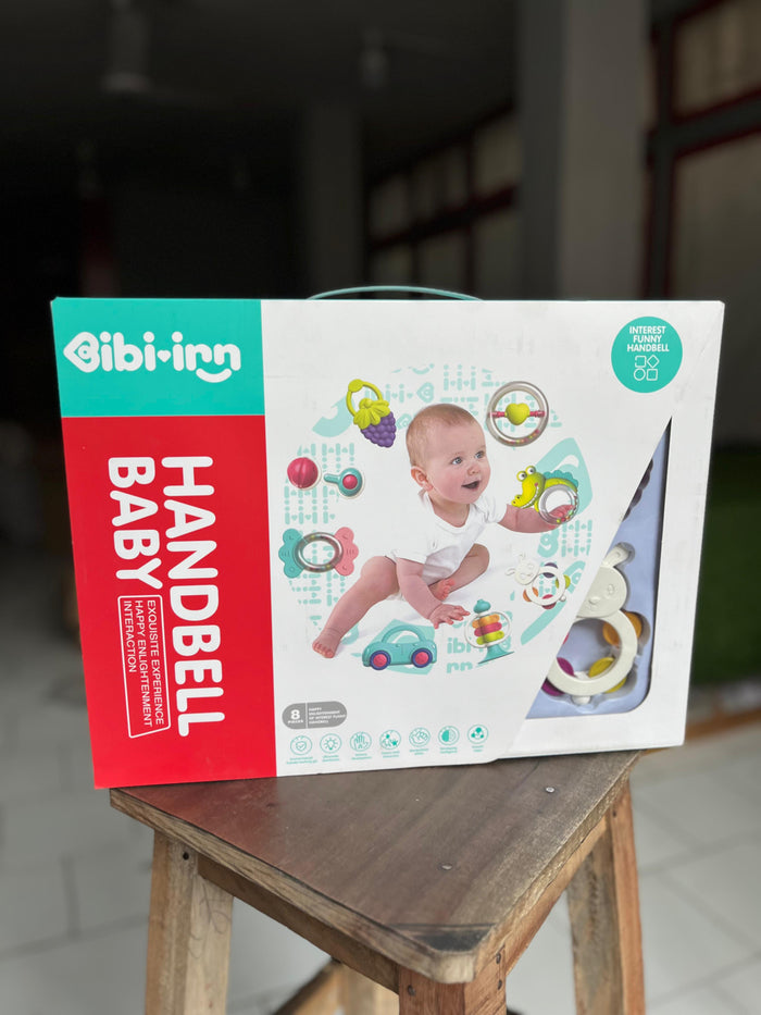 BT53-HandBell Baby Rattle Box