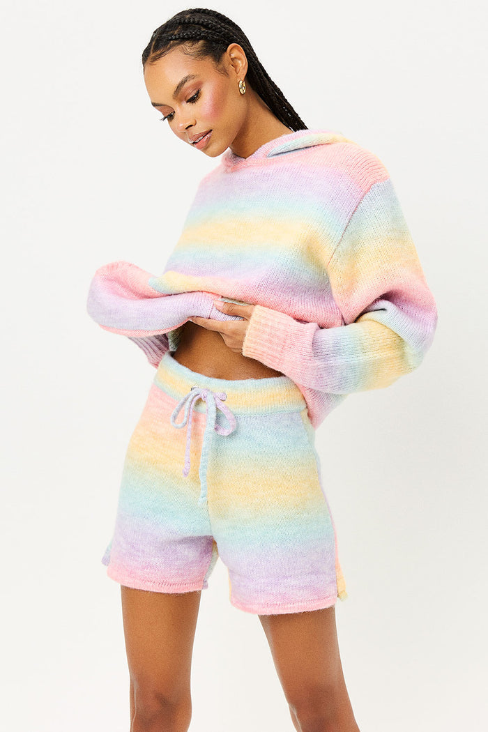 Burl Cotton Candy Knit Sweat Short