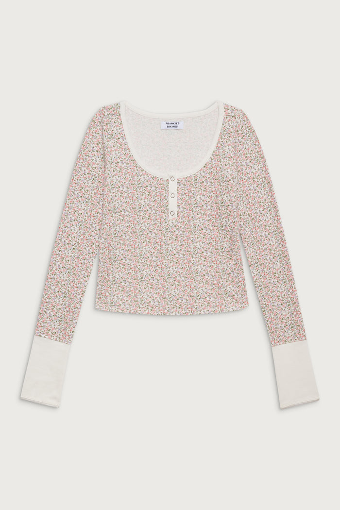 Cabin long sleeve waffle shirt baby blanket