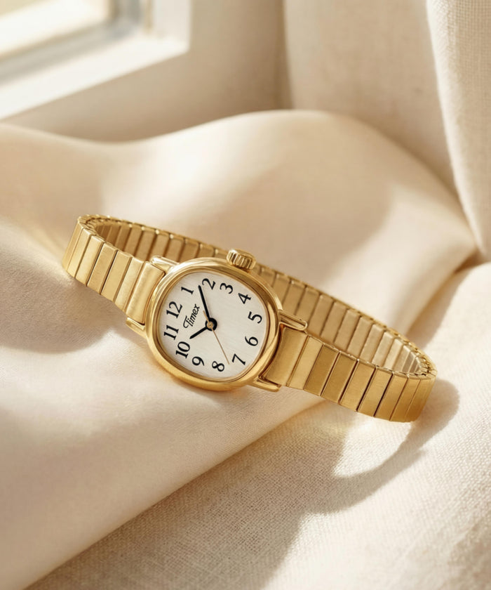 TW2Y47400 Cavatina® Mini 17mm Stainless Steel Expansion Band Watch Campaign Key Silhouettes (Beauty shots) Image