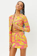 Cheri Peace Terry Cropped Cardigan