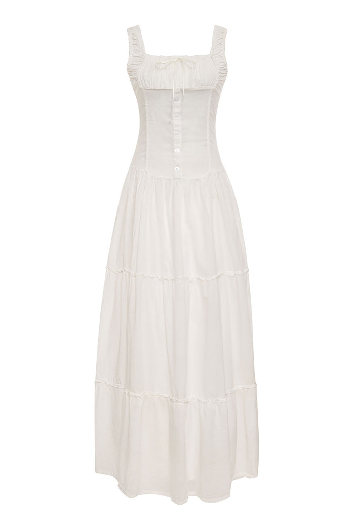 Christabelle Ruffle Maxi Dress Sunrose