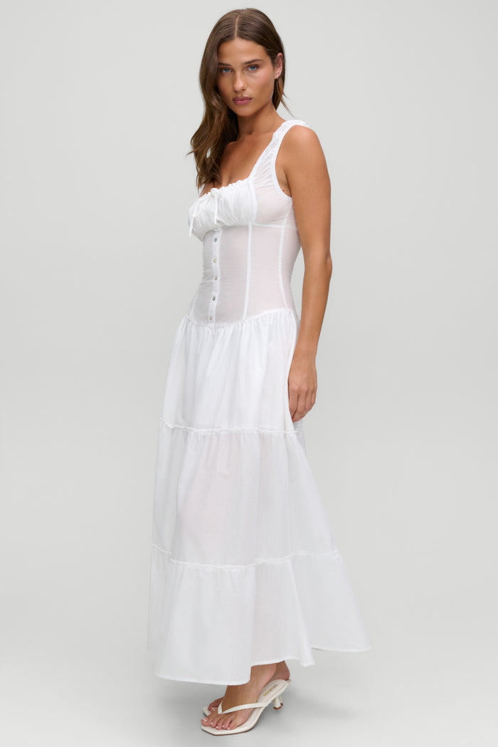 Christabelle Ruffle Maxi Dress - Sunrose