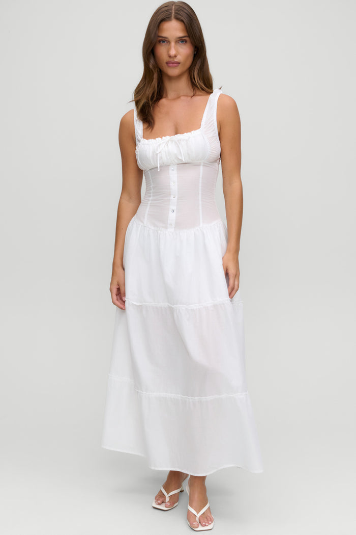 Christabelle Ruffle Maxi Dress - Sunrose