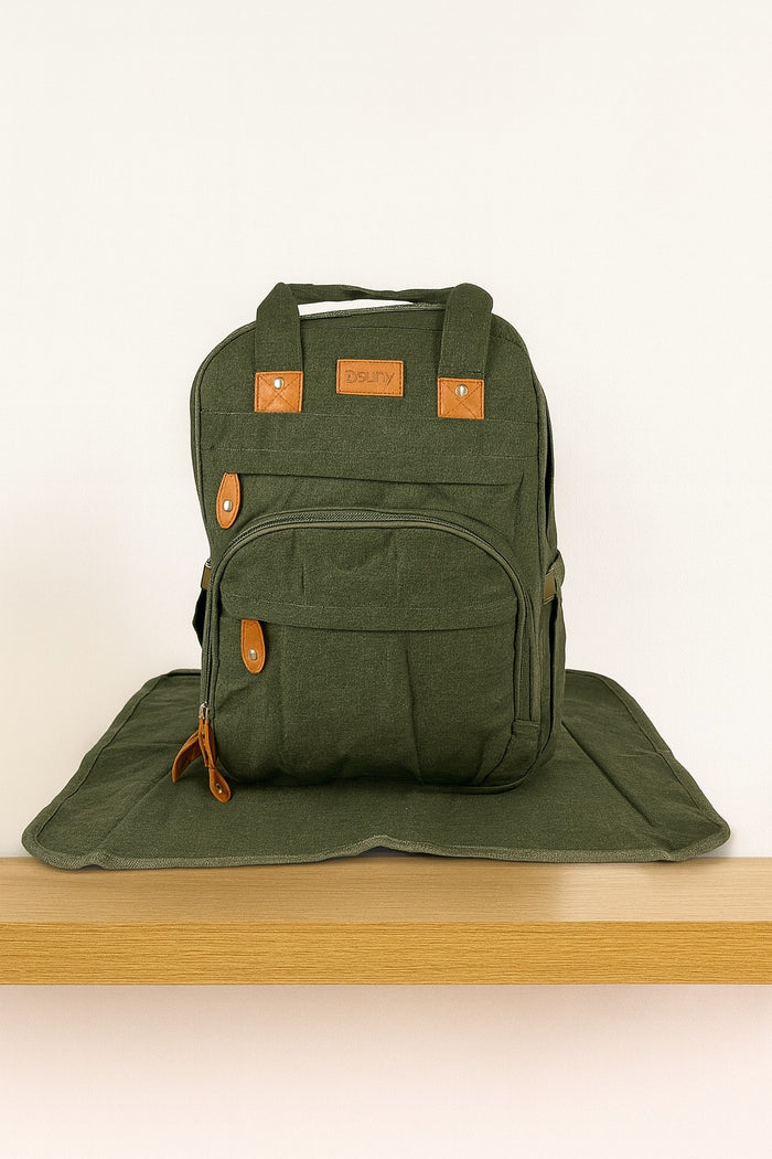 CHYTSMX-Mother Baby Care Bag Multi-Purpose - Green