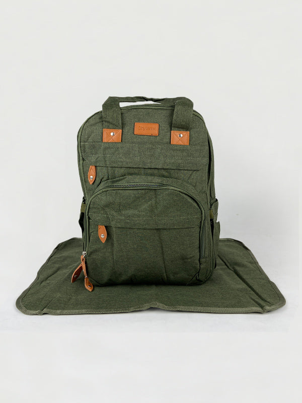 CHYTSMX-Mother Baby Care Bag Multi-Purpose - Green