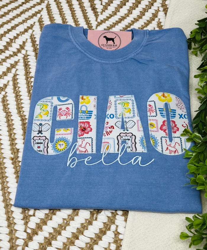 Ciao Bella Applique T-shirt or Sweatshirt