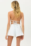 Coco White Terry Short