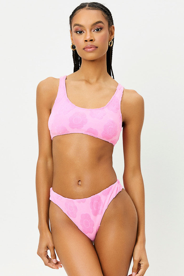 Connor Flowerchild Terry Bralette Top