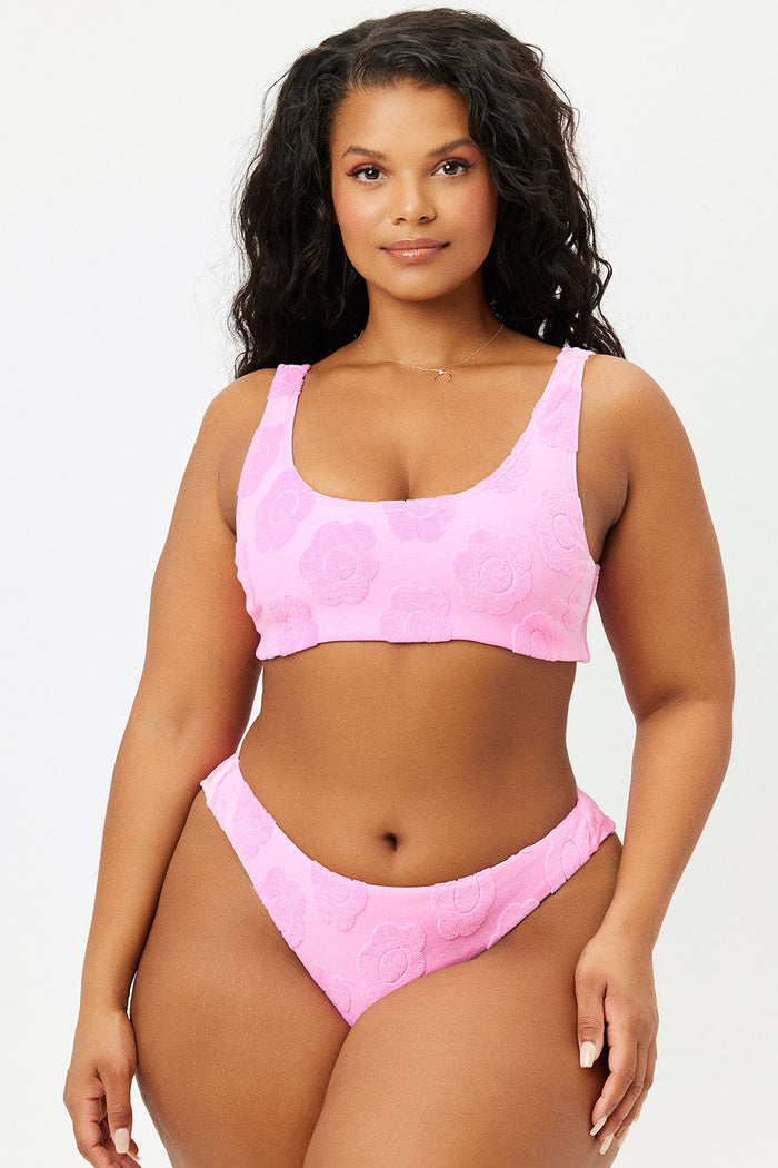 Connor Flowerchild Terry Bralette Top Extended