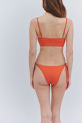 Connor Plissé Cheeky Bikini Bottom Marigold