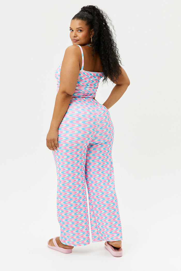 Courtney Scoop Terry Tank Sister Swirl Extended