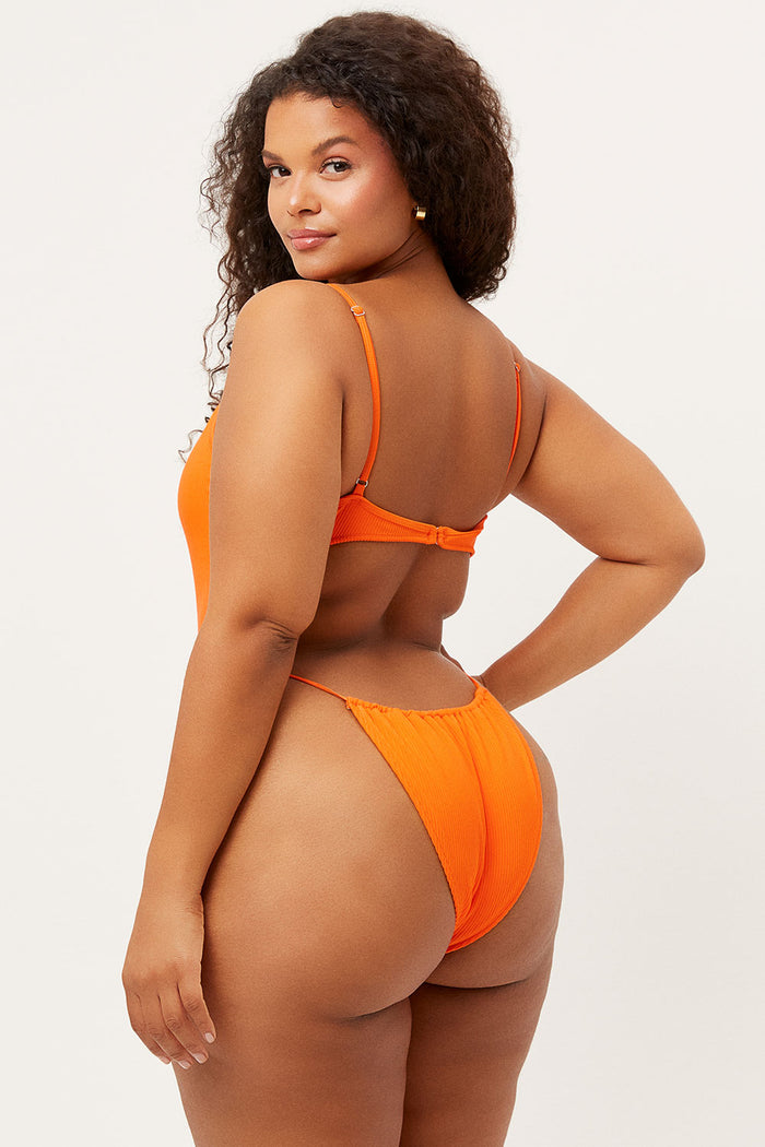 Croft Marmalade High Leg Tie Waist One Piece