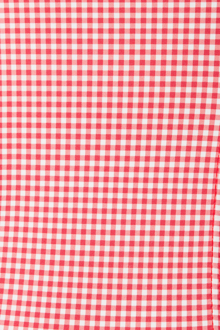 Cruise Monokini One Piece Swimsuit - Ladybug Gingham