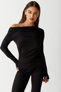 Dahlia Long Sleeve Shirt - Black