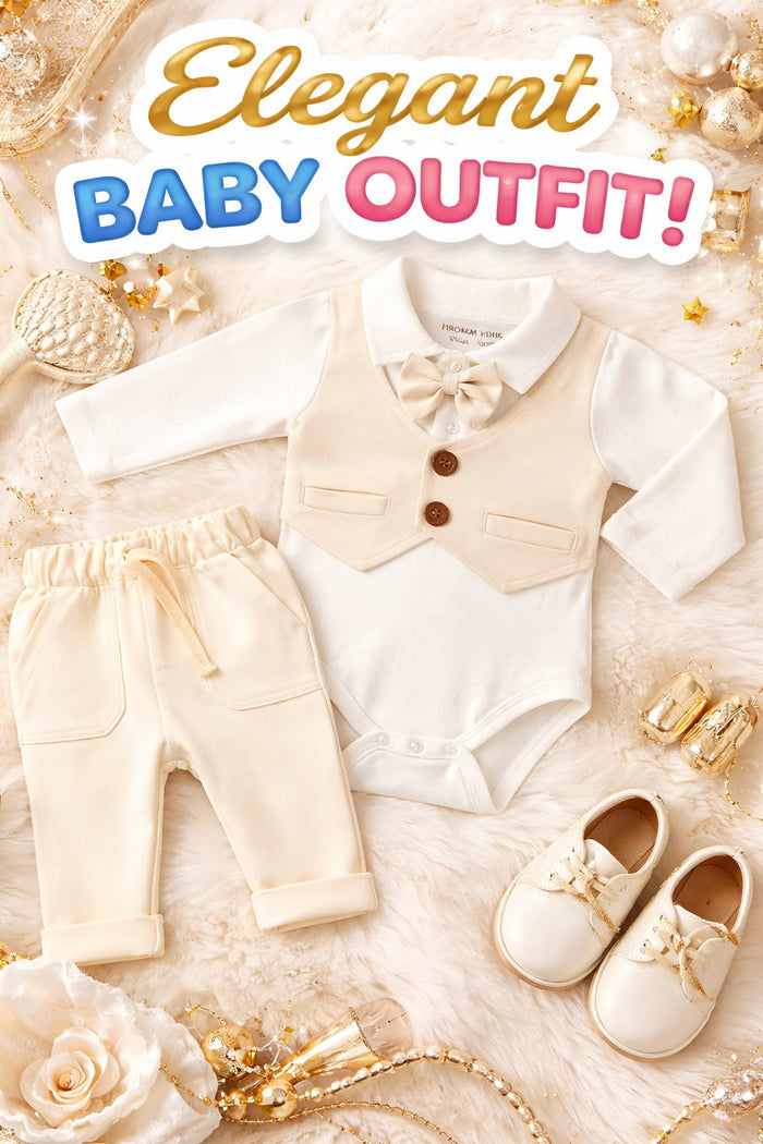 Dapper Baby Boy 2-Piece Tuxedo Set (0-36M)
