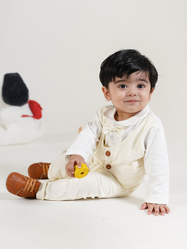 Dapper Baby Boy 2-Piece Tuxedo Set (0-36M)
