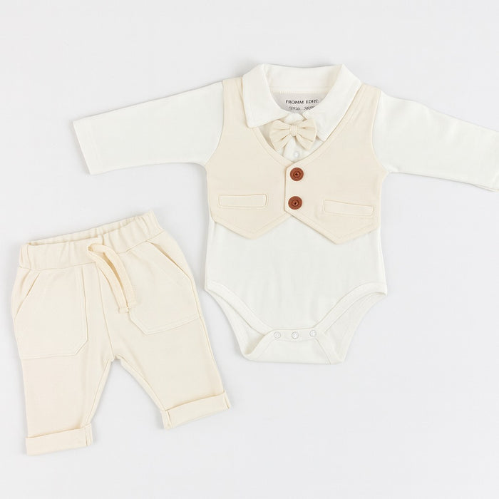 Dapper Baby Boy 2-Piece Tuxedo Set (0-36M)