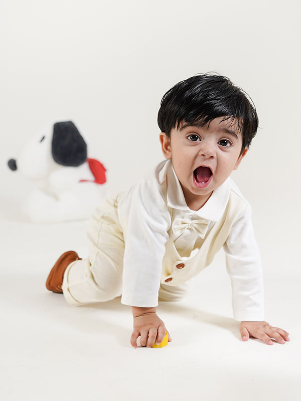 Dapper Baby Boy 2-Piece Tuxedo Set (0-36M)