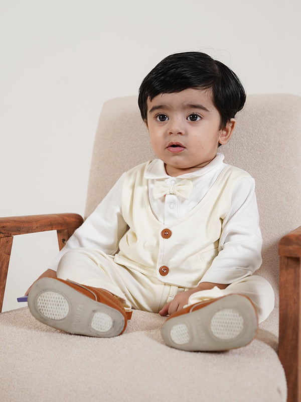 Dapper Baby Boy 2-Piece Tuxedo Set (0-36M)